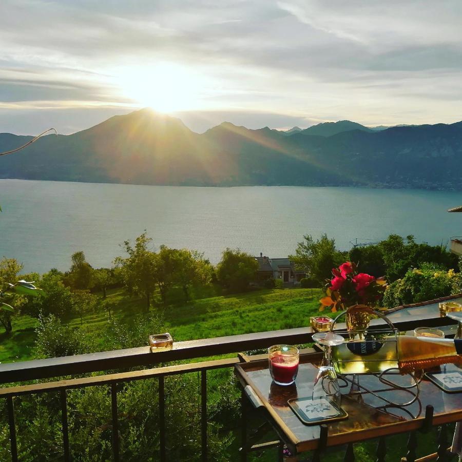 B&B Da Paolo Con Vista Lago Di Garda 산 제노 디 몬타냐 외부 사진