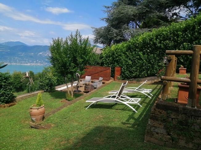 B&B Da Paolo Con Vista Lago Di Garda 산 제노 디 몬타냐 외부 사진