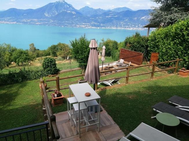 B&B Da Paolo Con Vista Lago Di Garda 산 제노 디 몬타냐 외부 사진