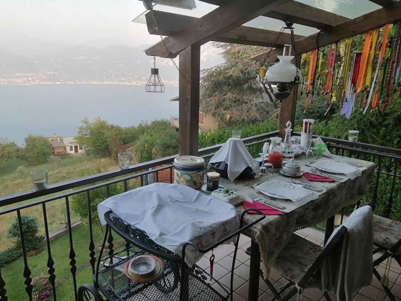 B&B Da Paolo Con Vista Lago Di Garda 산 제노 디 몬타냐 외부 사진